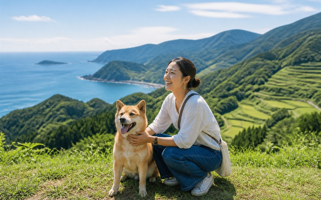 高知県を犬と旅する旅行イメージ