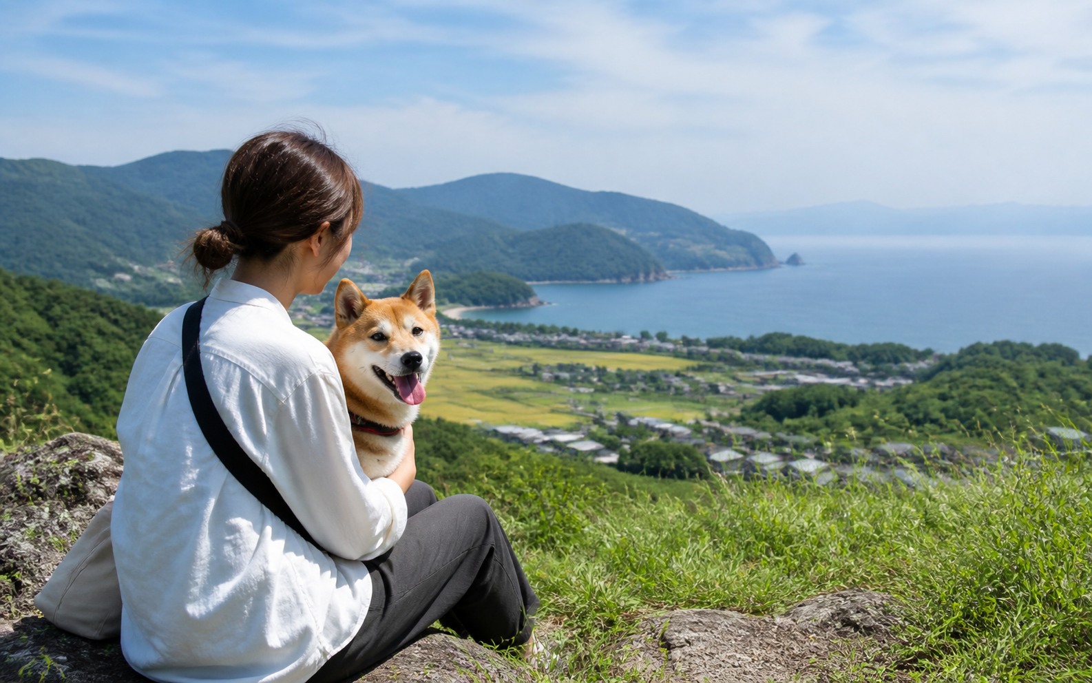 大阪府を犬と旅する旅行イメージ
