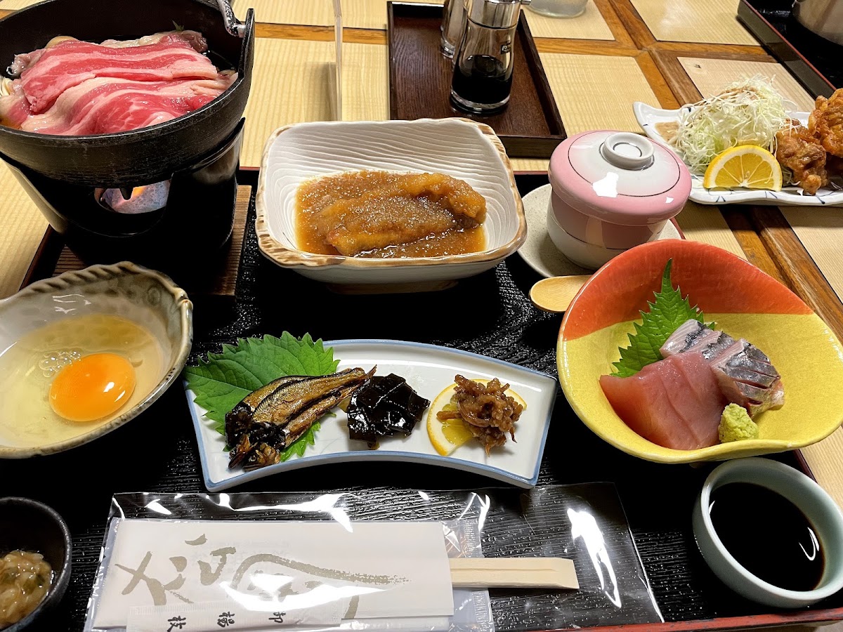 松風荘旅館の実際の写真