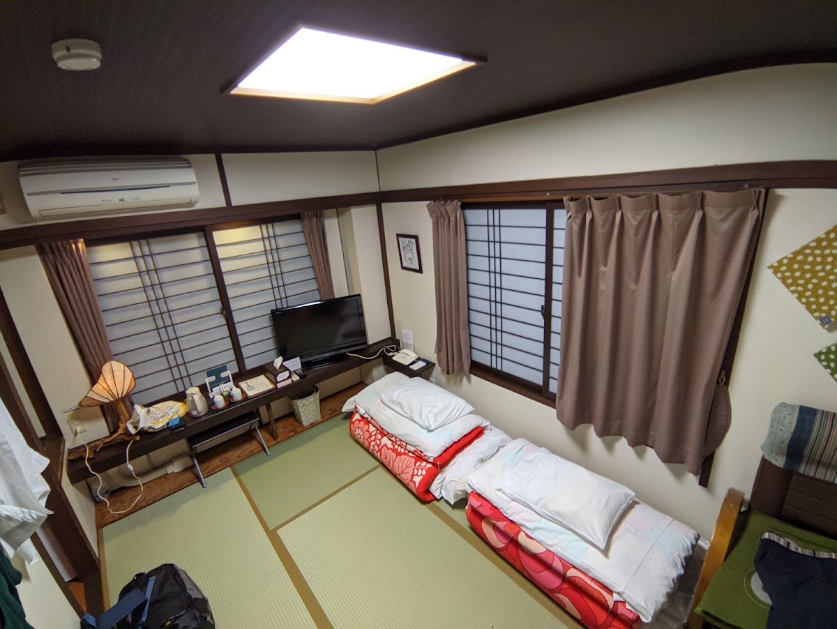 松風荘旅館の実際の写真