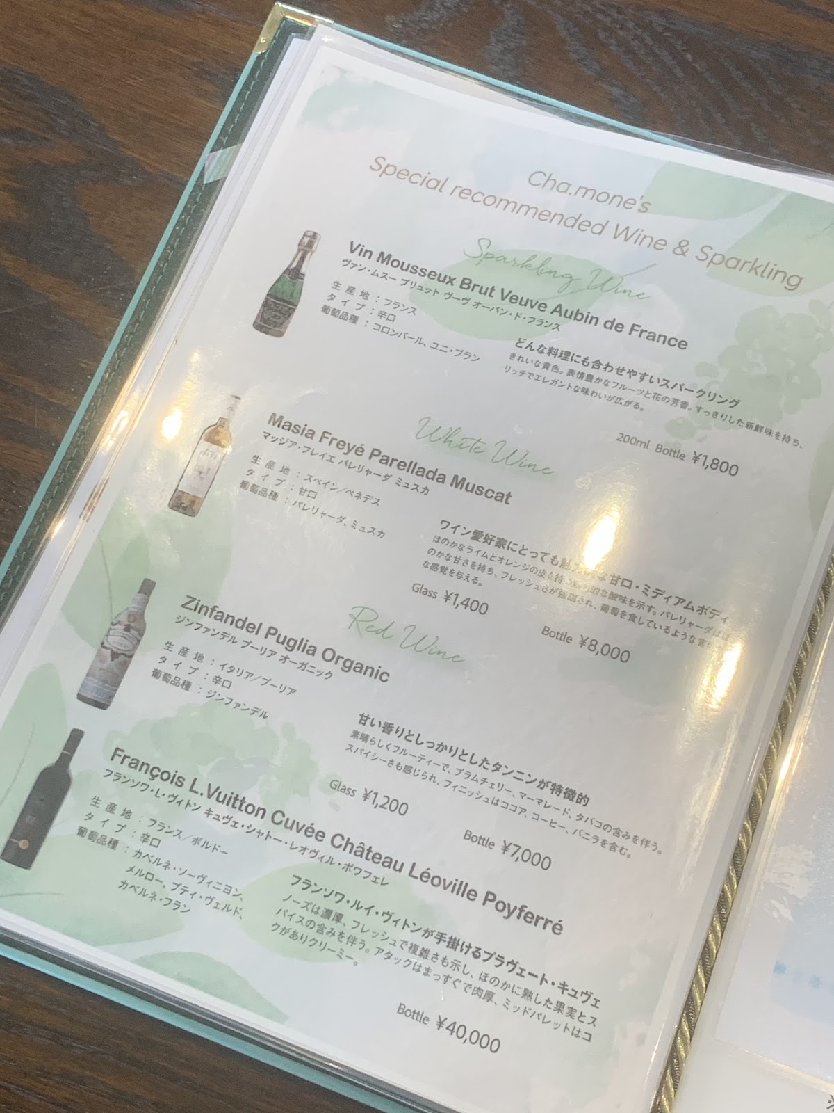Cafe Cha.mone.の実際の写真