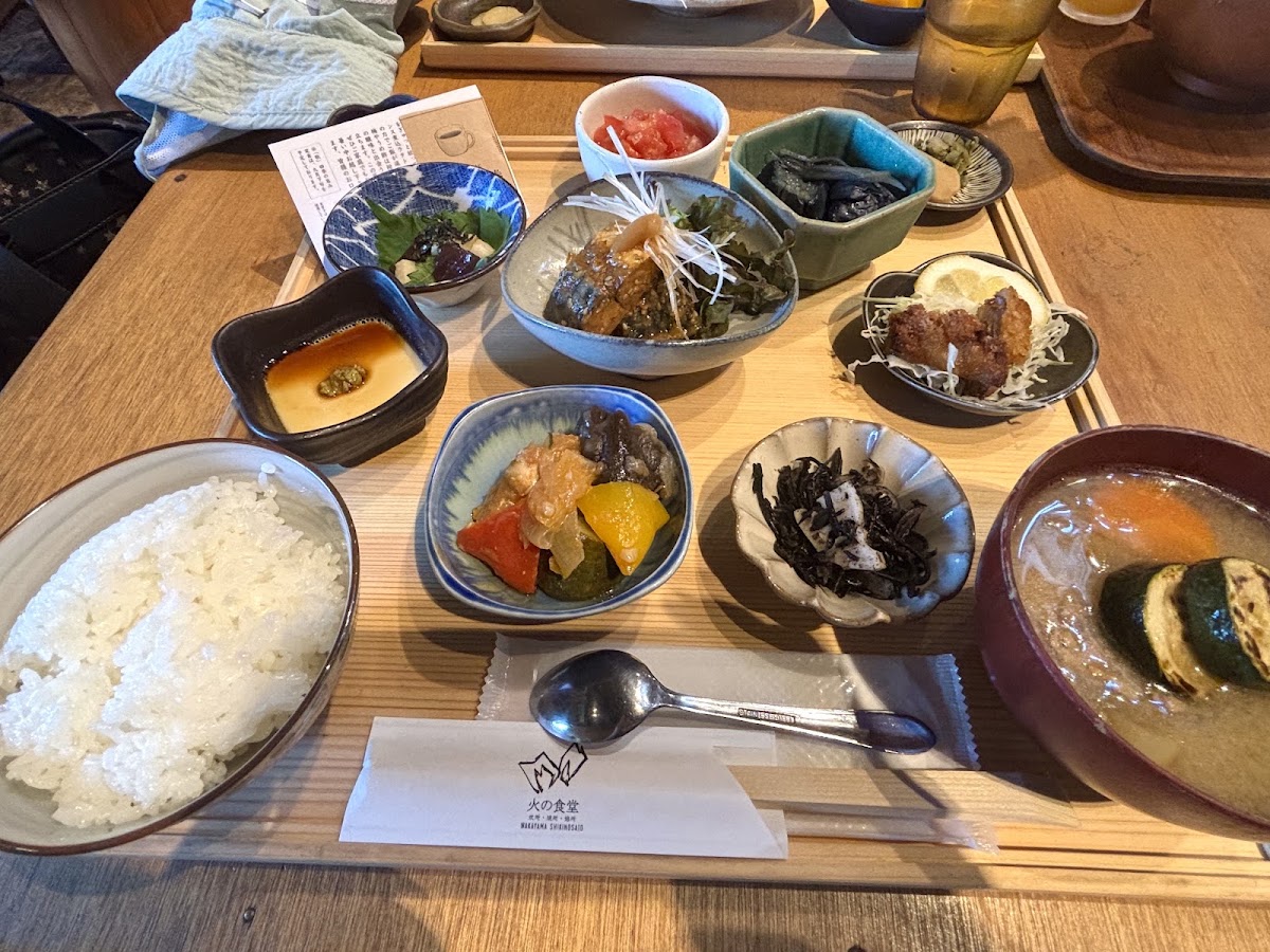 火の食堂の実際の写真