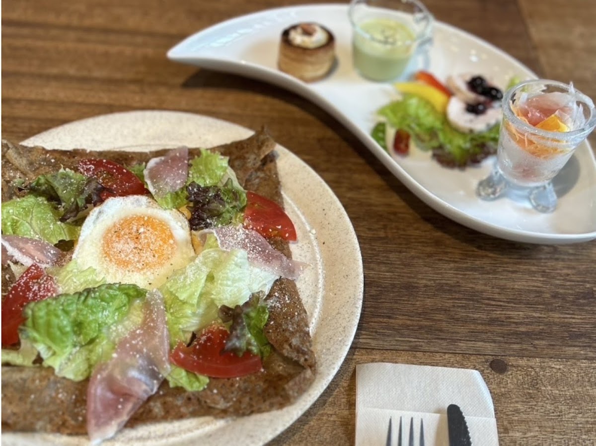 カフェ マルシェの実際の写真