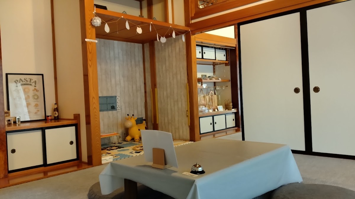 Café 雨と犬の実際の写真
