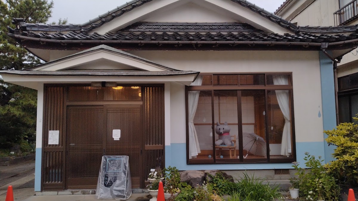 Café 雨と犬の実際の写真