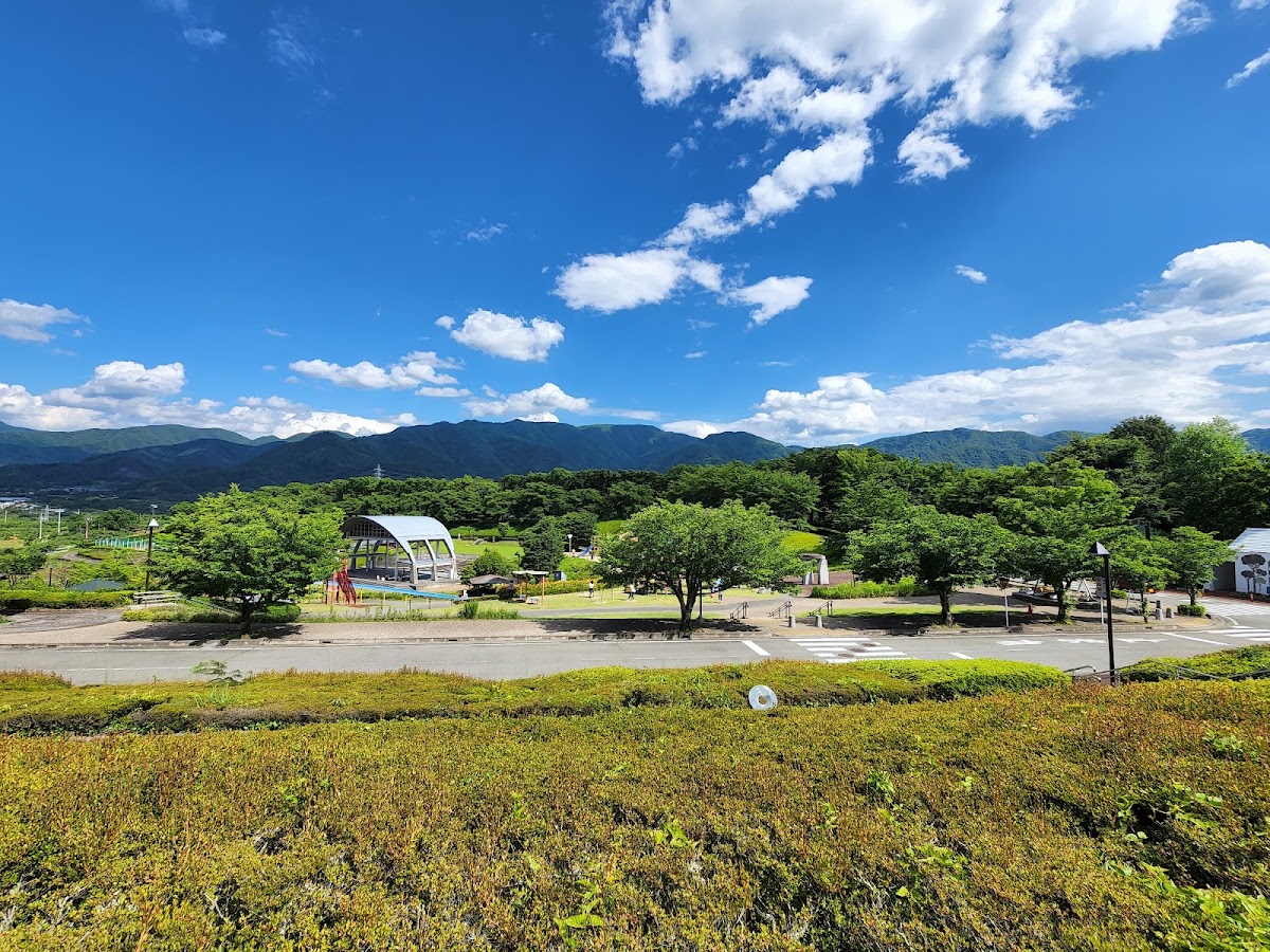 山梨県曽根丘陵公園の実際の写真