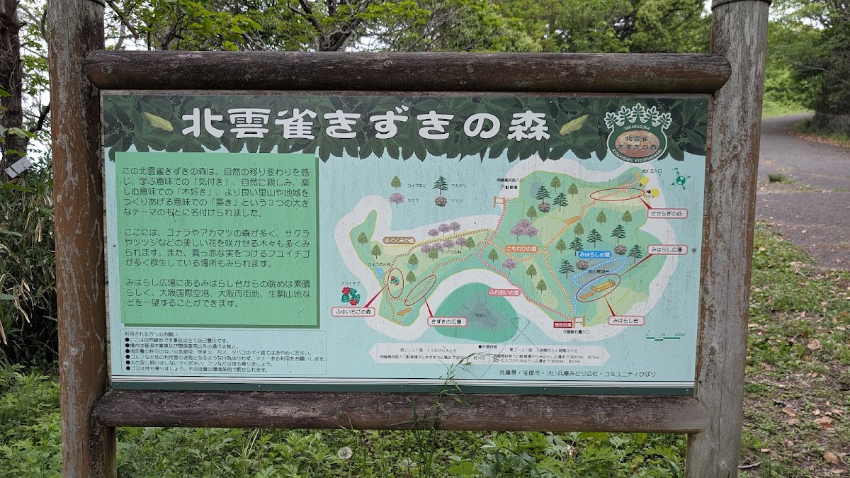 北雲雀きずきの森の実際の写真