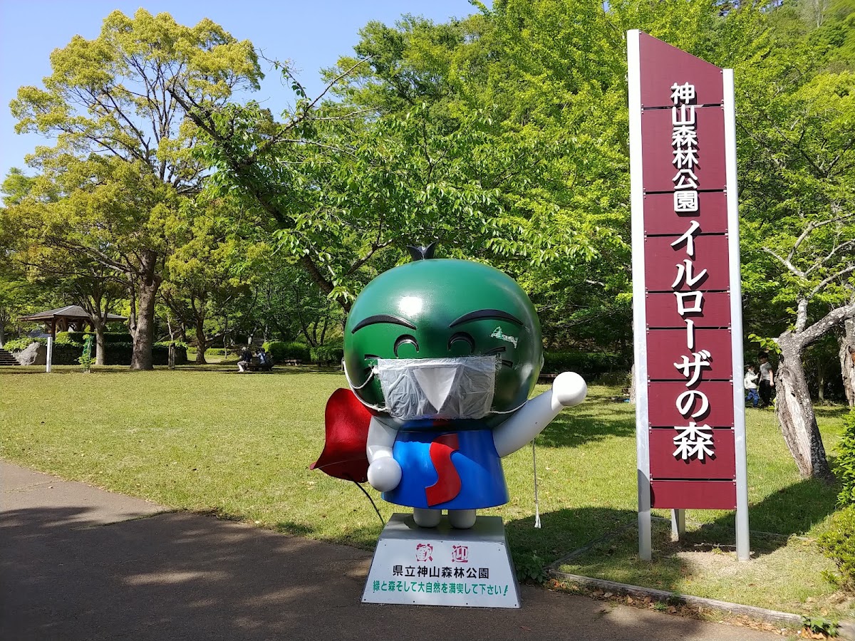神山森林公園 イルローザの森の実際の写真