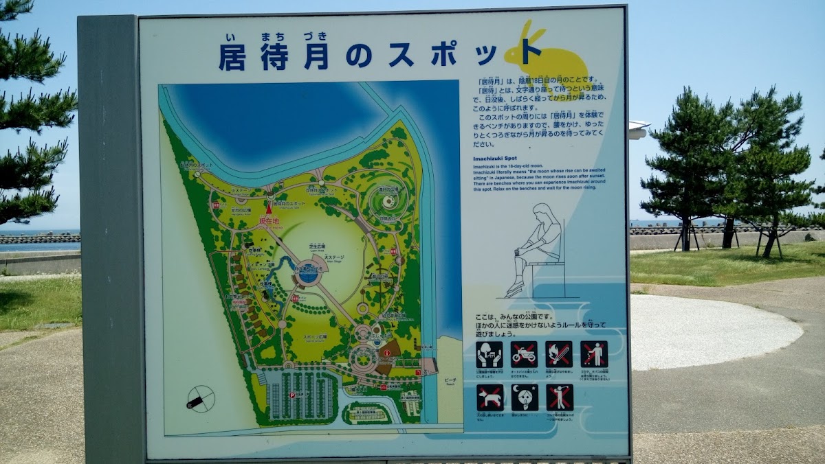 月見ヶ丘海浜公園の実際の写真